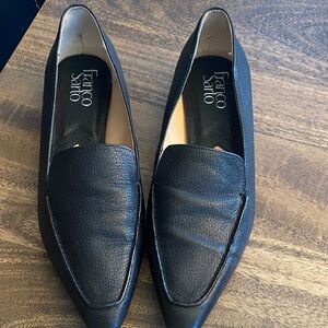 Franco Sarto Classic Black Loafers